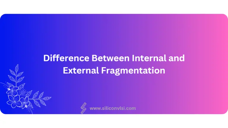 Difference Between Internal and External Fragmentation - Siliconvlsi