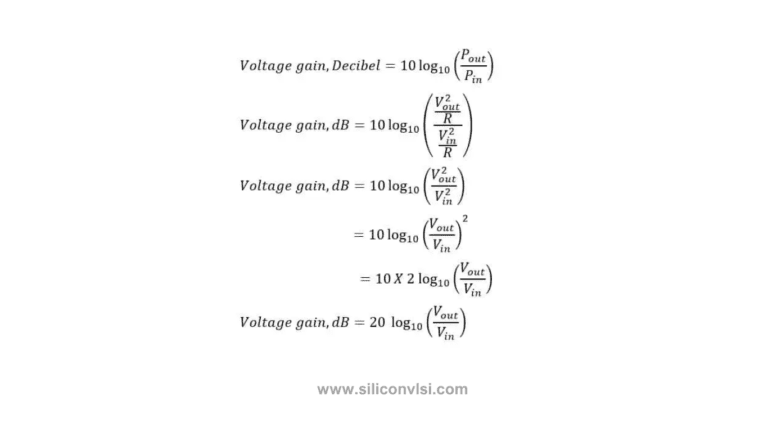 Power Gain and Voltage Gain in dB - Siliconvlsi