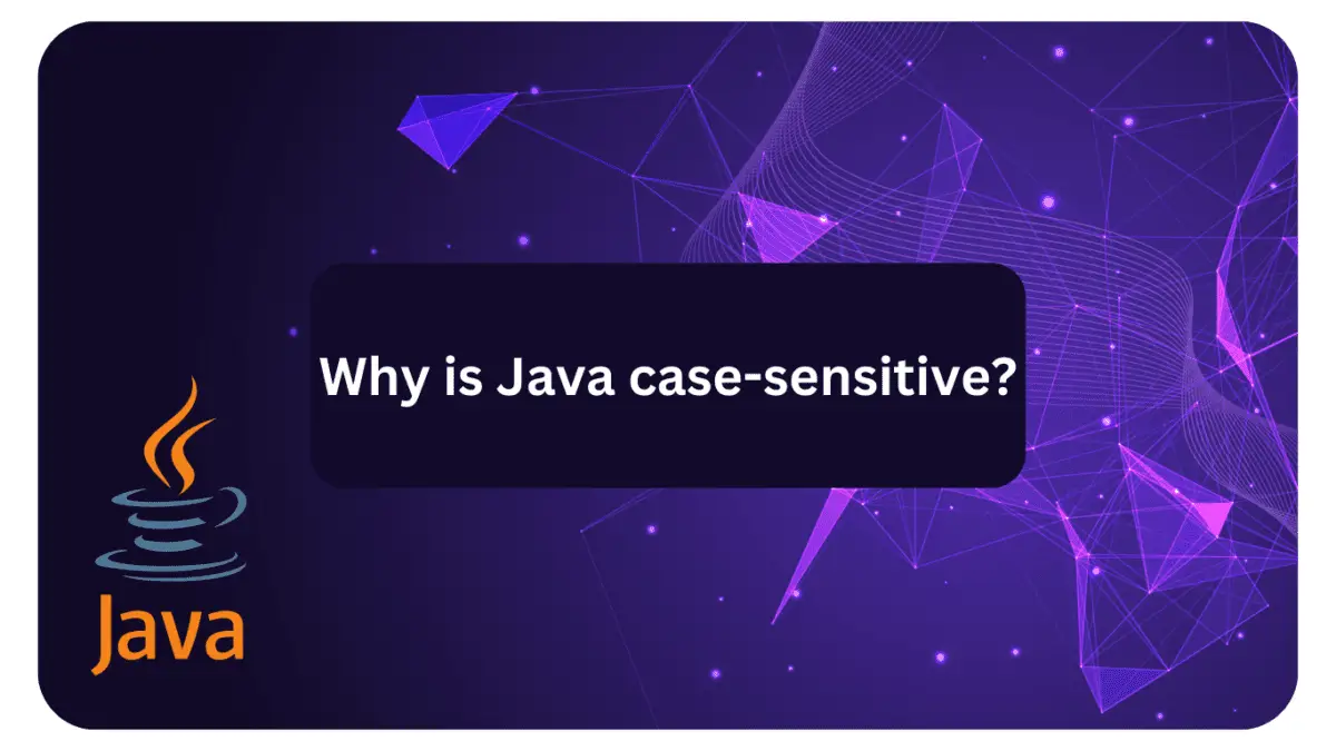 Why is java case sensitive siliconvlsi
