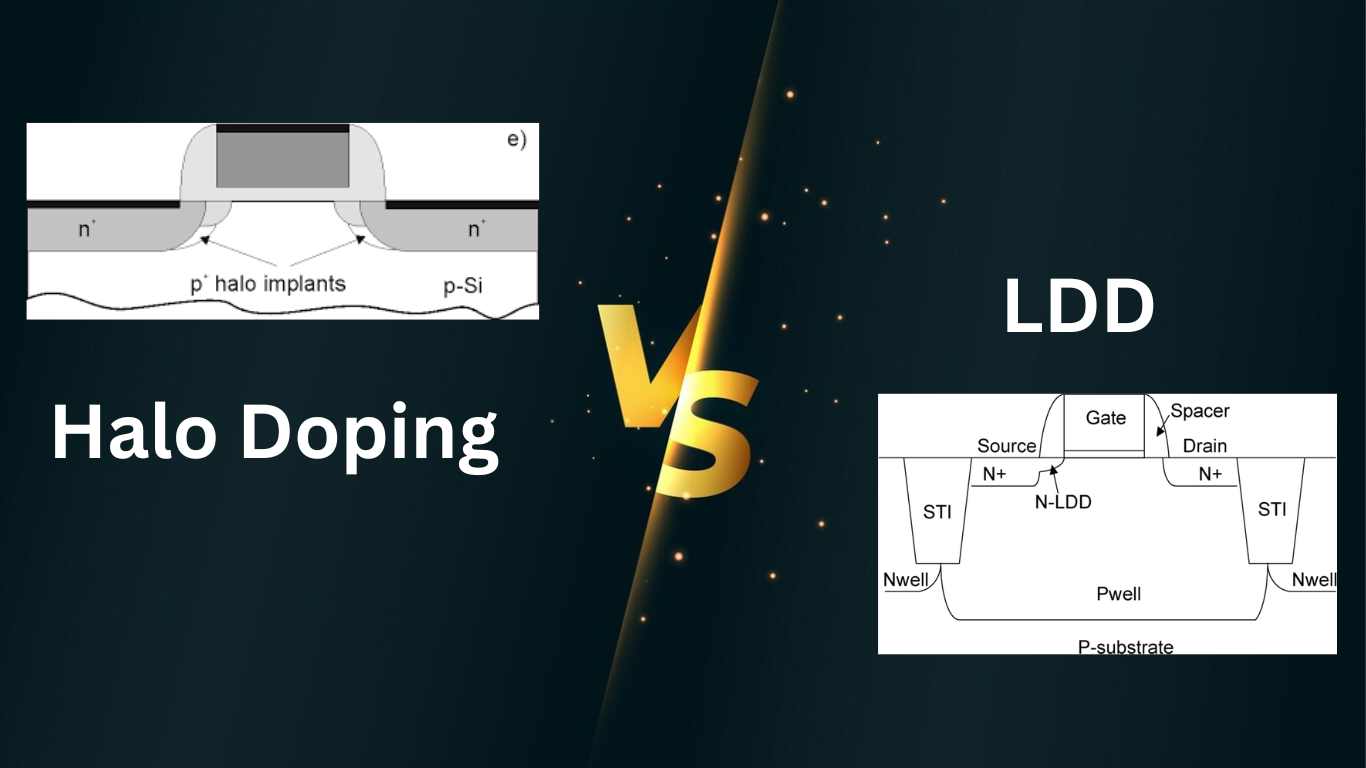 Differences between LDD(lightly doped drain) & Halo Doping