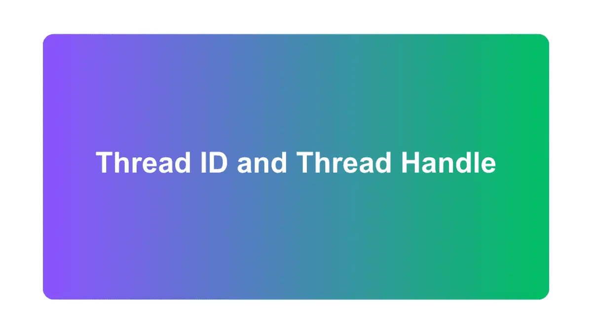 windows get thread id from handle