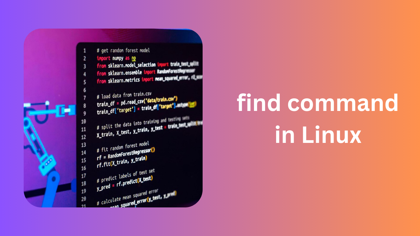 find command in Linux